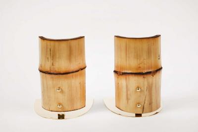  Werkst tte Carl Aub ck Carl Aubock Model 1937 Bamboo Bookends