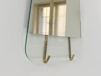 Werkst tte Carl Aub ck Carl Aubock Vienna Rare Brass Wall Mirror No 38 Austria 1950s