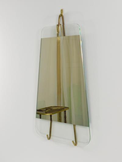  Werkst tte Carl Aub ck Carl Aubock Vienna Rare Brass Wall Mirror No 38 Austria 1950s