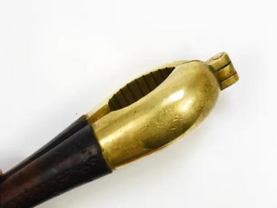  Werkst tte Carl Aub ck Carl Aubock Vienna Signed Vintage Brass Leather Nutcracker Austria 1950s