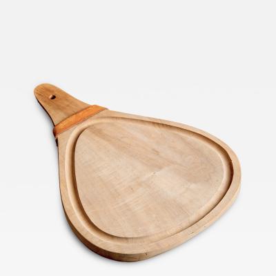  Werkst tte Carl Aub ck Carved Wooden Cutting Board with Leather Strap by Werkst tte Carl Aub ck