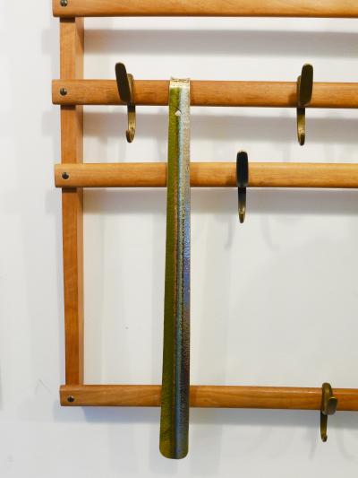  Werkst tte Carl Aub ck Exquisite Hammer Blown Solid Brass Shoehorn Handmade in Austria