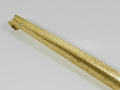  Werkst tte Carl Aub ck Exquisite Hammer Blown Solid Brass Shoehorn Handmade in Austria