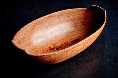  Werkst tte Carl Aub ck Hand carved wooden serving bowl by Werkst tte Carl Aub ck