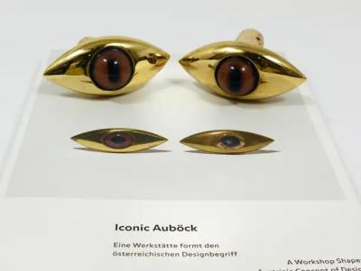  Werkst tte Carl Aub ck Iconic Carl Aub ck Handcrafted Eye Bottle Stopper 4538 Cork Brass Austria