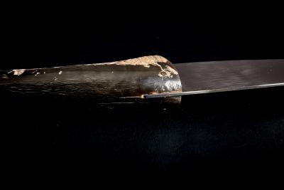 Werkst tte Carl Aub ck Knife with Curved Horn Handle by Werkst tte Carl Aub ck