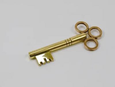  Werkst tte Carl Aub ck Large Carl Aubock Brass Key Corkscrew Bottle Opener Paperweight Austria 1950s
