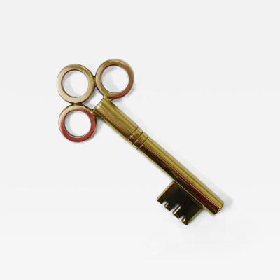  Werkst tte Carl Aub ck Large Carl Aubock Brass Key Corkscrew Bottle Opener Paperweight Austria 1950s