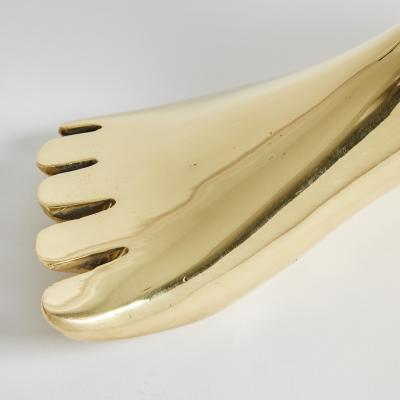  Werkst tte Carl Aub ck Life Size Carl Aubo ck Model 4273 3 XL Foot Sculpture in Polished Brass