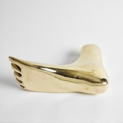  Werkst tte Carl Aub ck Life Size Carl Aubo ck Model 4273 3 XL Foot Sculpture in Polished Brass