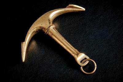  Werkst tte Carl Aub ck One of two anchor shaped Cork Screws by Werkst tte Carl Aub ck