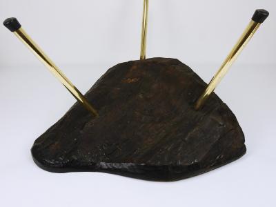  Werkst tte Carl Aub ck Original Carl Aubock Walnut Tree Trunk Coffee Sofa Table Vienna 1950s