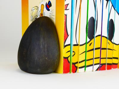  Werkst tte Carl Aub ck Pair Carl Aub ck Minimalist Drop Brass Bookends 4636 Vienna Austria