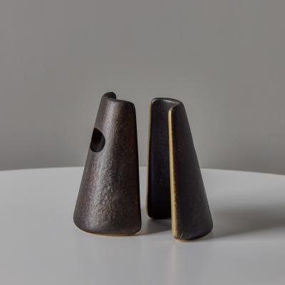 Werkst tte Carl Aub ck Pair of Carl Aub ck Model 4843 Patinated Brass Bookends 581per set
