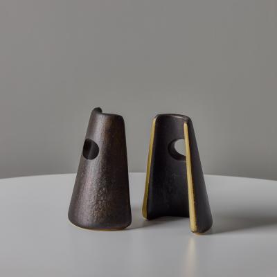 Werkst tte Carl Aub ck Pair of Carl Aub ck Model 4843 Patinated Brass Bookends 581per set