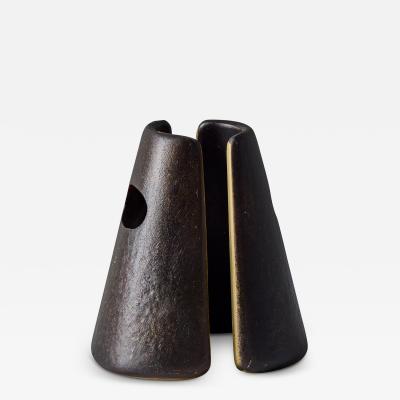  Werkst tte Carl Aub ck Pair of Carl Aub ck Model 4843 Patinated Brass Bookends 581per set