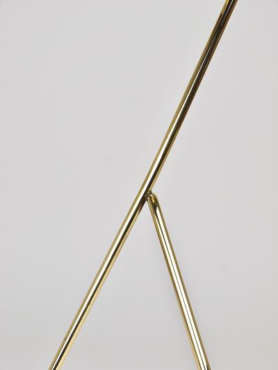  Werkst tte Carl Aub ck Rare Carl Aub ck Brass Standing Floor Ashtray Smoking Stand Austria 1950s
