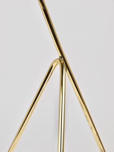  Werkst tte Carl Aub ck Rare Carl Aub ck Brass Standing Floor Ashtray Smoking Stand Austria 1950s