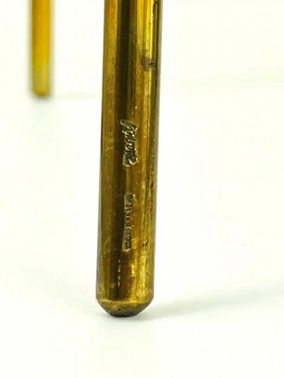  Werkst tte Carl Aub ck Rare Carl Aubock Copper Brass Tripod Floor Ashtray Austria 1950s