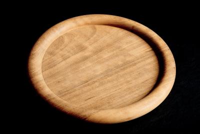  Werkst tte Carl Aub ck Round Wooden Serving Tray by Werkst tte Carl Aub ck