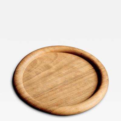  Werkst tte Carl Aub ck Round Wooden Serving Tray by Werkst tte Carl Aub ck