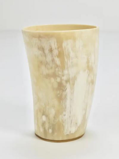  Werkst tte Carl Aub ck Two Carl Aubock Mid Century Horn Desk Pen Pencil Holder Cups Austria 1950s