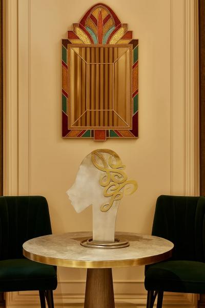  Werkst tte Hagenauer Wien Female Profile Sculpture by Hagenauer Vienna circa 1935