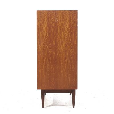  West Michigan Furniture Co Arne Vodder Style West Michigan Furniture Mid Century Walnut Highboy Dresser