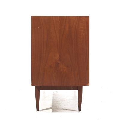  West Michigan Furniture Co Arne Vodder Style West Michigan Furniture Mid Century Walnut Lowboy Dresser