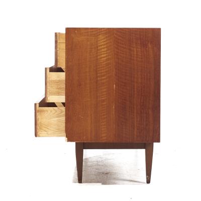  West Michigan Furniture Co Arne Vodder Style West Michigan Furniture Mid Century Walnut Lowboy Dresser