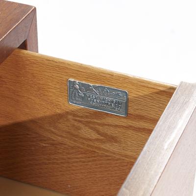  West Michigan Furniture Co Arne Vodder Style West Michigan Furniture Mid Century Walnut Lowboy Dresser