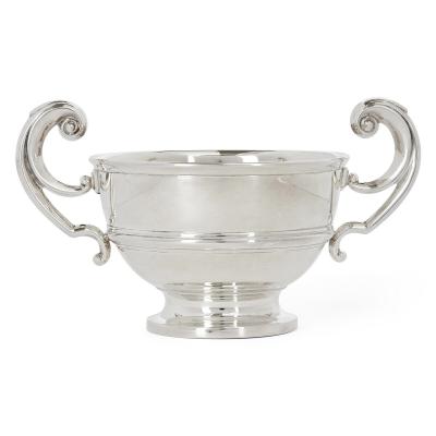  West Son Silver bowl and spoon in fitted case by Irish firm West Son