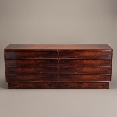  Westnofa Furniture Brazilian Rosewood 8 Drawer Dresser by Westnofa