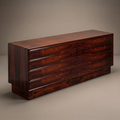 Westnofa Furniture Brazilian Rosewood 8 Drawer Dresser by Westnofa