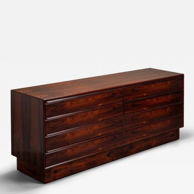 Westnofa Furniture Brazilian Rosewood 8 Drawer Dresser by Westnofa