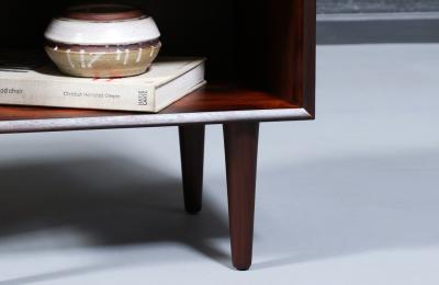  Westnofa Furniture Mid Century Rosewood Night Stands w Bookcase by Westnofa