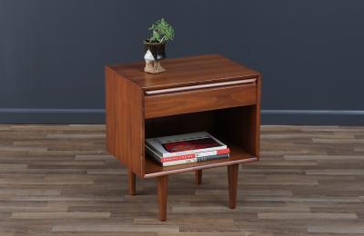 Westnofa Furniture Mid century Single Teak Night Stand by Westnofa