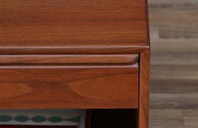 Westnofa Furniture Mid century Single Teak Night Stand by Westnofa