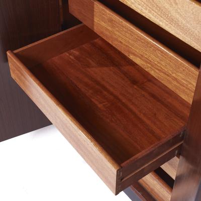  Westnofa Furniture Westnofa MCM Danish Rosewood 14 Drawer Armoire Gentlemans Chest Highboy Dresser