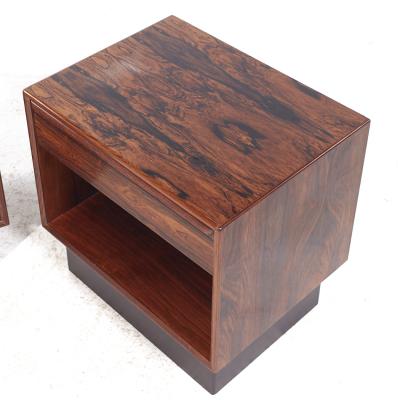 Westnofa Furniture Westnofa Mid Century Danish Rosewood Nightstands