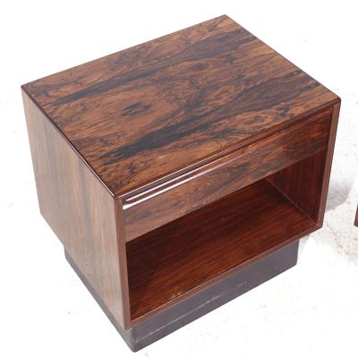 Westnofa Furniture Westnofa Mid Century Danish Rosewood Nightstands