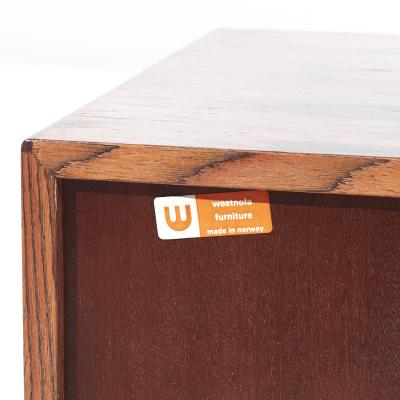 Westnofa Furniture Westnofa Mid Century Danish Rosewood Nightstands