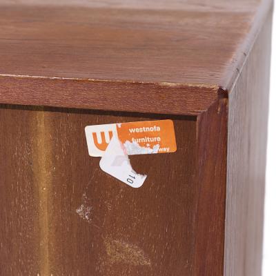 Westnofa Furniture Westnofa Mid Century Danish Teak Single Drawer Nightstand