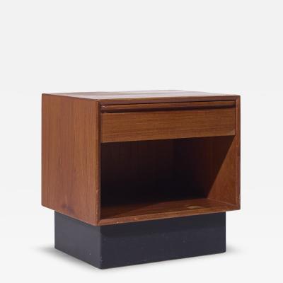  Westnofa Furniture Westnofa Mid Century Danish Teak Single Drawer Nightstand