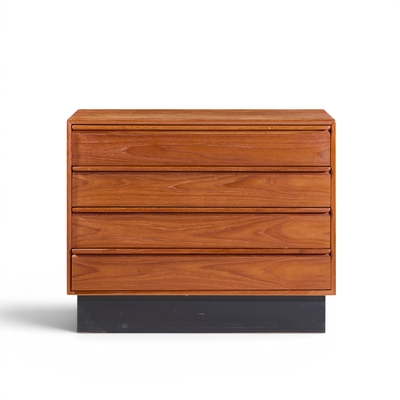  Westnofa Furniture Westnofa Mid Century Norwegian Teak 4 Drawer Dresser