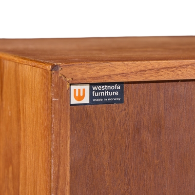  Westnofa Furniture Westnofa Mid Century Norwegian Teak 4 Drawer Dresser