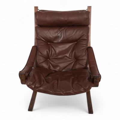  Westnofa Furniture Westnofa Siesta leather lounge chair by Ingmar Relling 1960