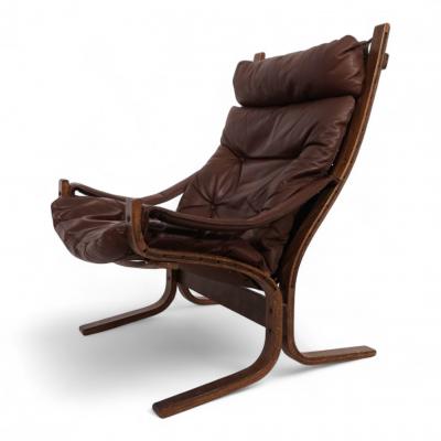  Westnofa Furniture Westnofa Siesta leather lounge chair by Ingmar Relling 1960