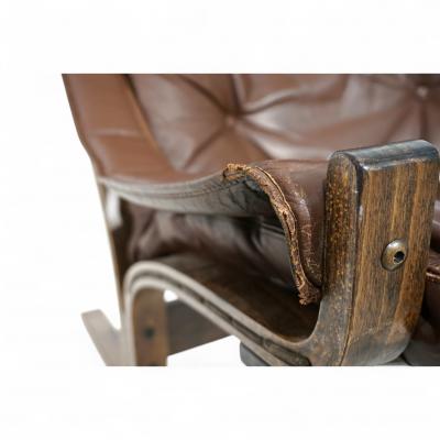  Westnofa Furniture Westnofa Siesta leather lounge chair by Ingmar Relling 1960