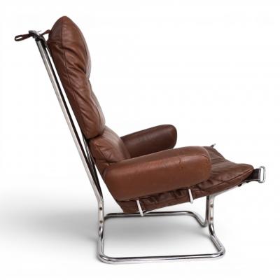  Westnofa Furniture Westnofa Wing Leather Armchair by Harald Relling 1970